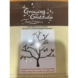 Wall Stickers Gratitude Tree / What Are You Thankful For/grow With Gratitude